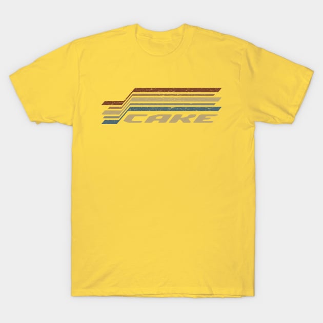 Cake Stripes T-Shirt by orovein